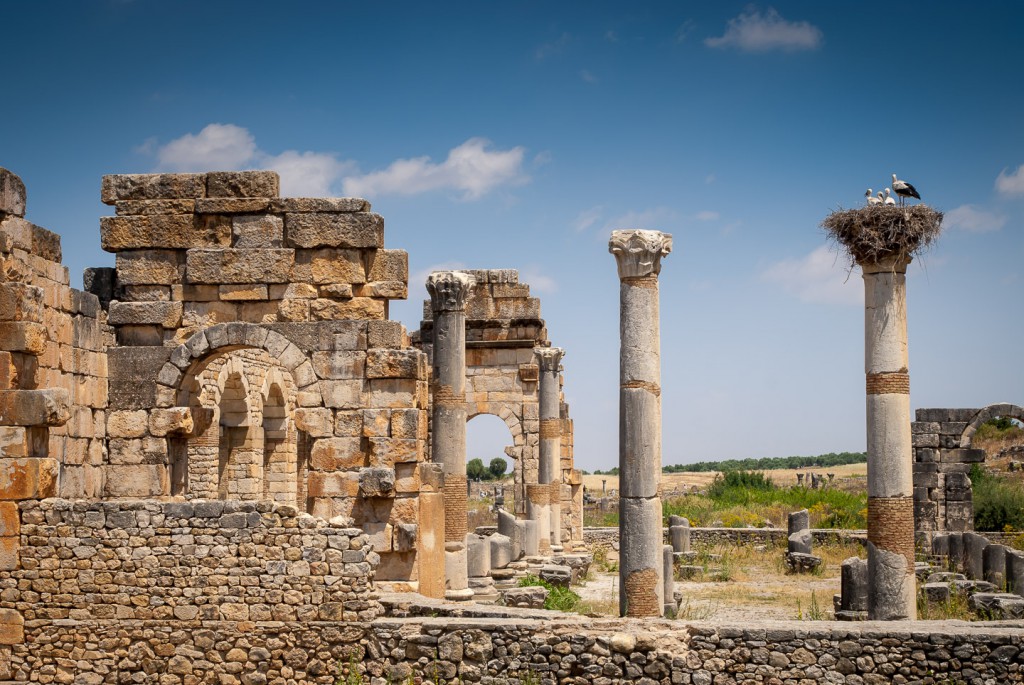 Volubilis Ausgrabungsstätte Marokko