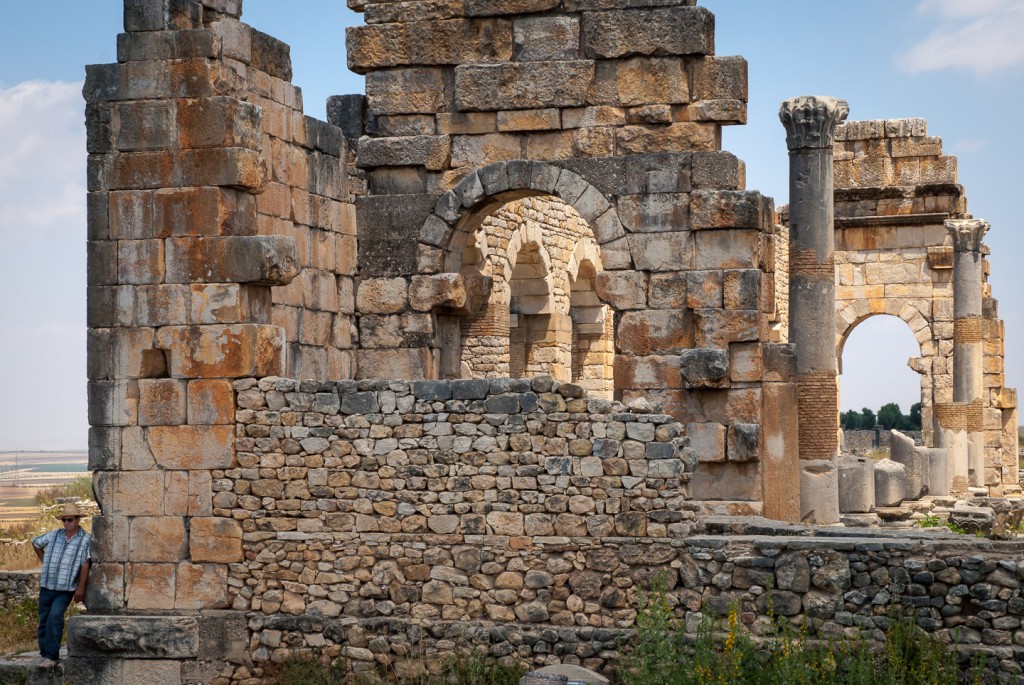 Volubilis Ausgrabungsstätte Marokko