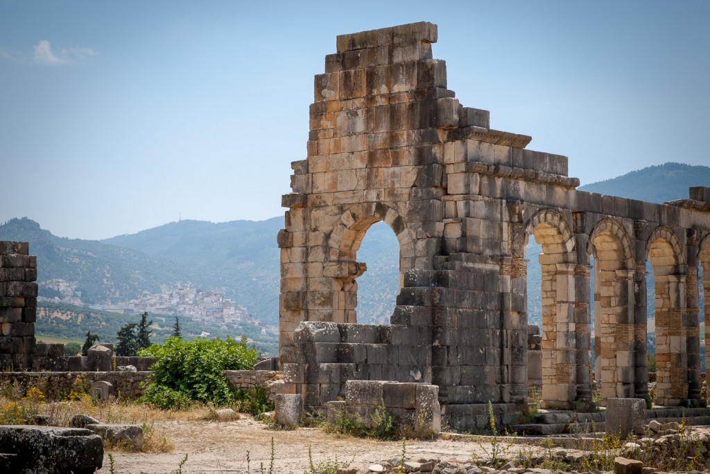 Volubilis Ausgrabungsstätte Marokko