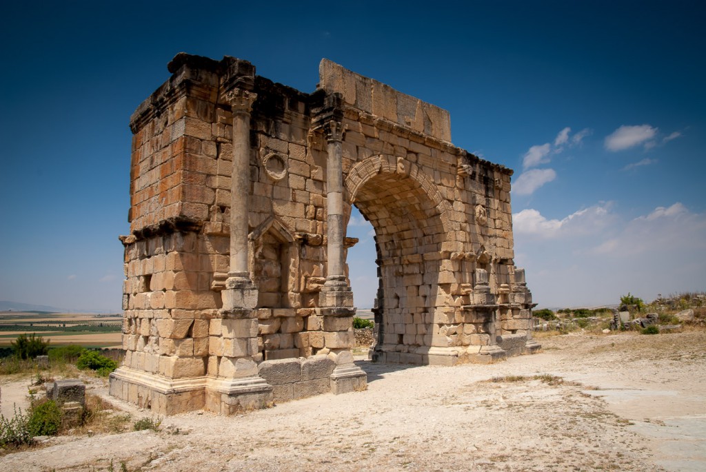 Volubilis Ausgrabungsstätte Marokko