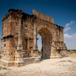 Volubilis Ausgrabungsstätte Marokko