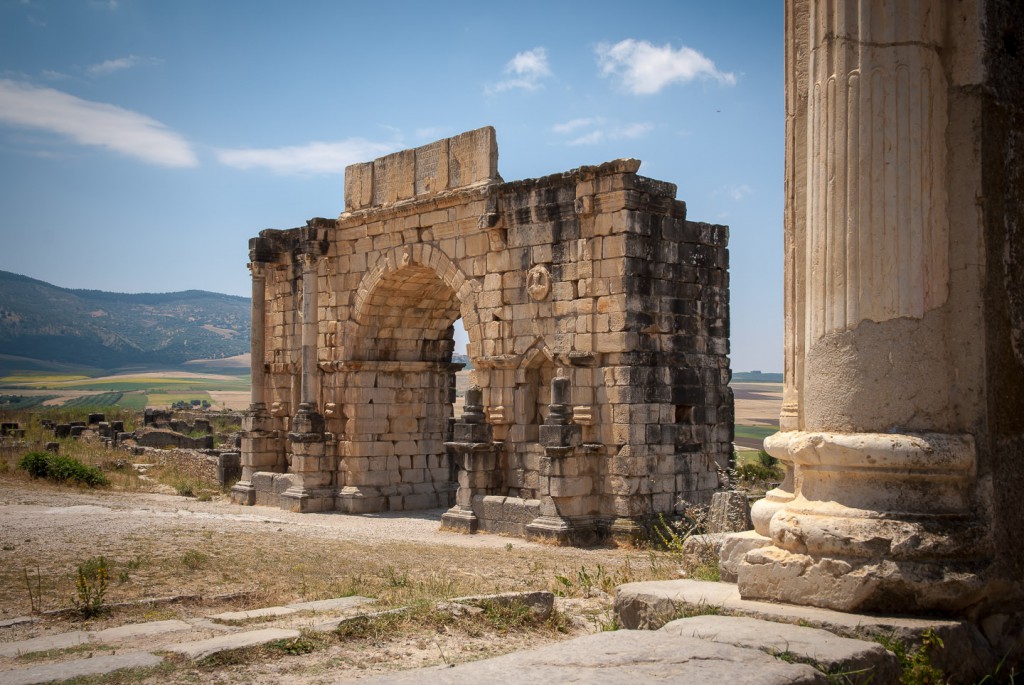 Volubilis Ausgrabungsstätte Marokko