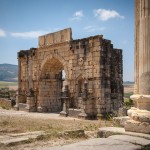 Volubilis Ausgrabungsstätte Marokko