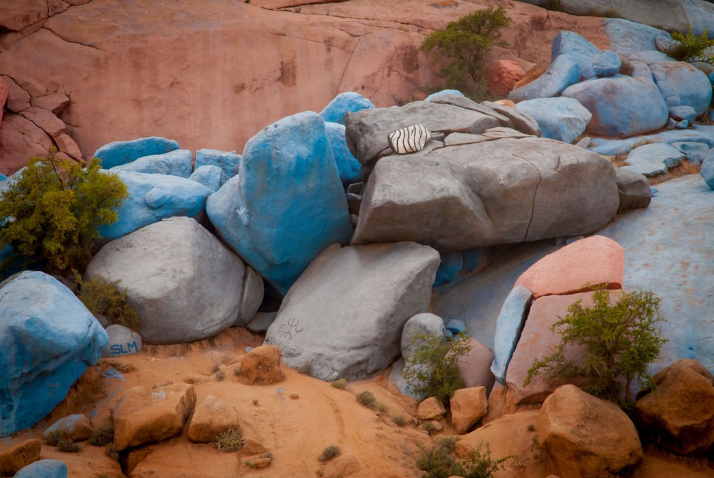 farbige Felsen bei Tafraoute