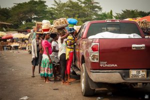 Unterwegs auf Ghana's Straßen